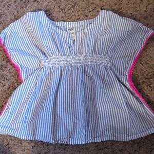 Girls size 9-12 months bathing suit coverup